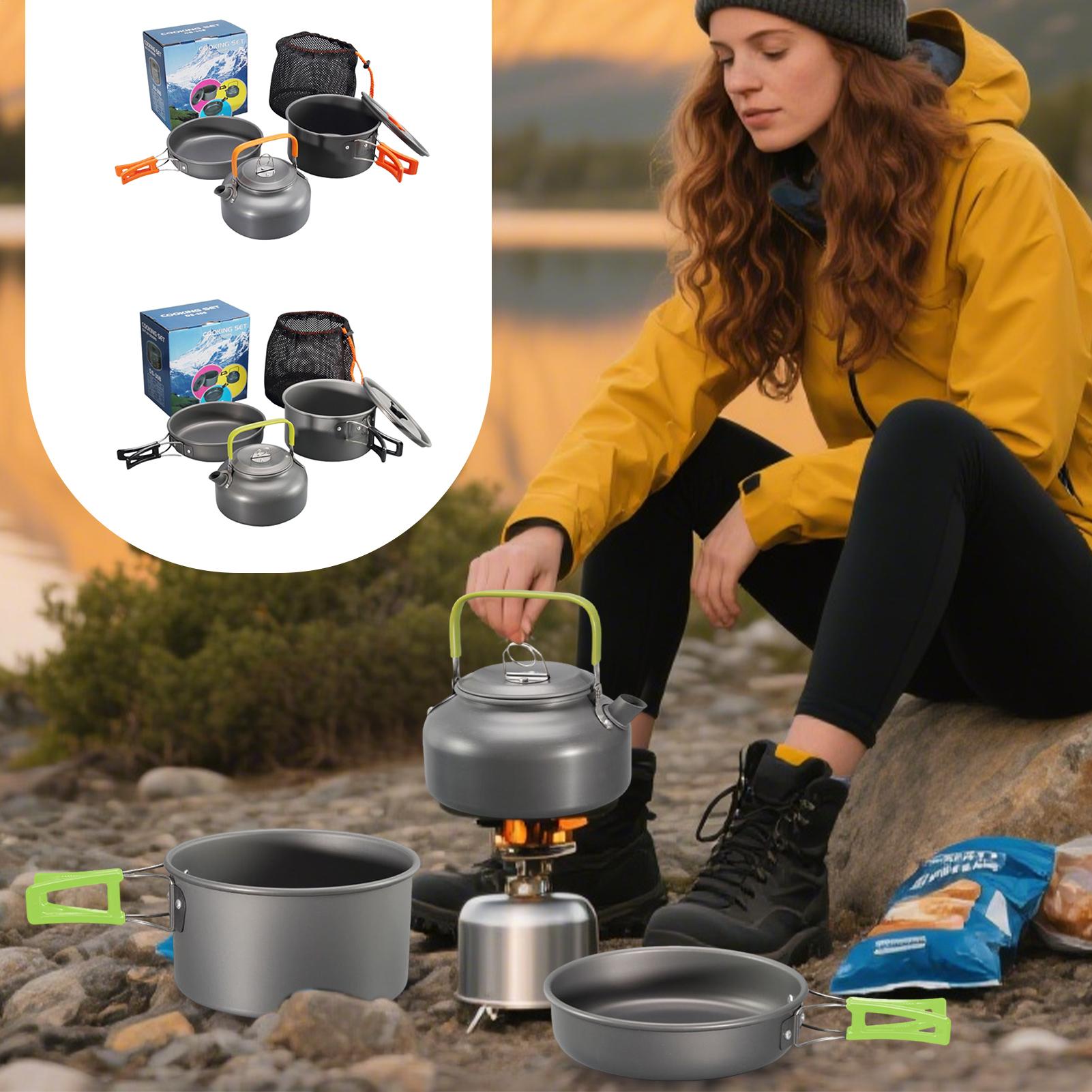 Camping Cookware Camping Cook  - Camping Cooking Set Lightweight 评论和价格