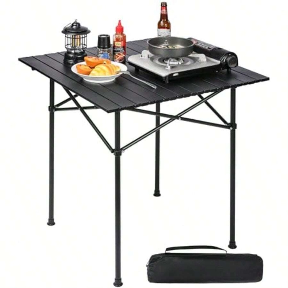 Roll Up Camping Table Folds Fl - Camping Cooking Requirements 评论和价格