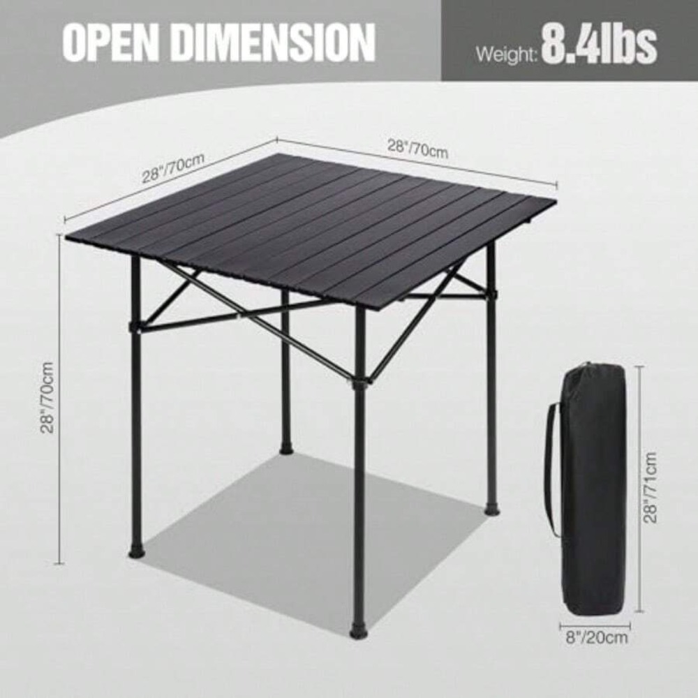 Roll Up Camping Table Folds Fl - Camping Cooking Requirements 评论和价格