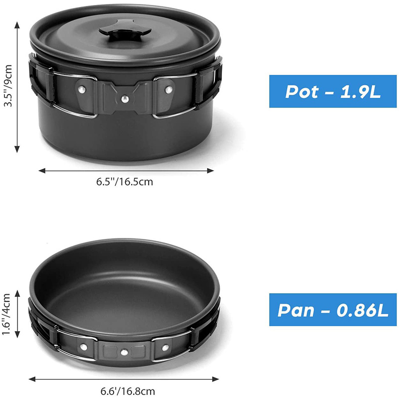 1 Set Outdoor Pot Pan Camping  - Camping Cooking Cup 评论和价格