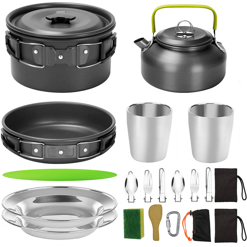 1 Set Outdoor Pot Pan Camping  - Camping Cooking Cup 评论和价格