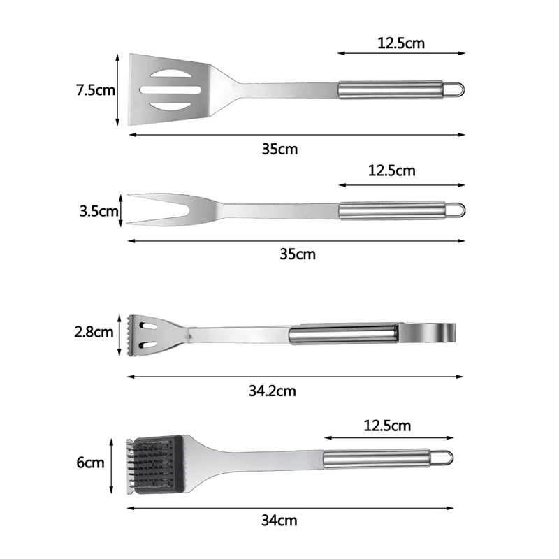 Grill Utensils Set Stainless S - Camping Cooking Utensil Set 评论和价格
