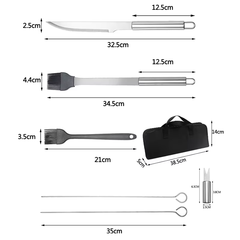 Grill Utensils Set Stainless S - Camping Cooking Utensil Set 评论和价格