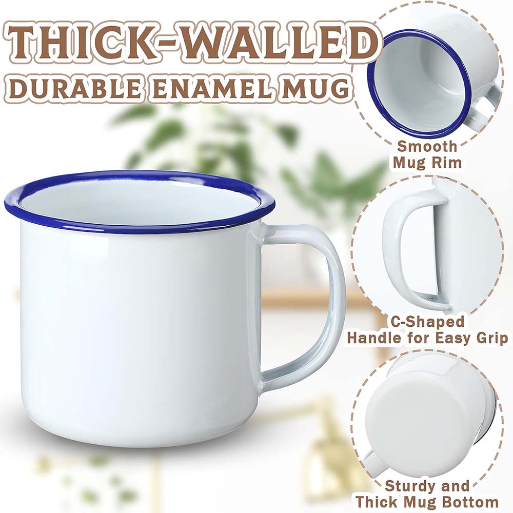 Mini Enamel Camping Coffee Mug - Camping Cooking Mug 评论和价格