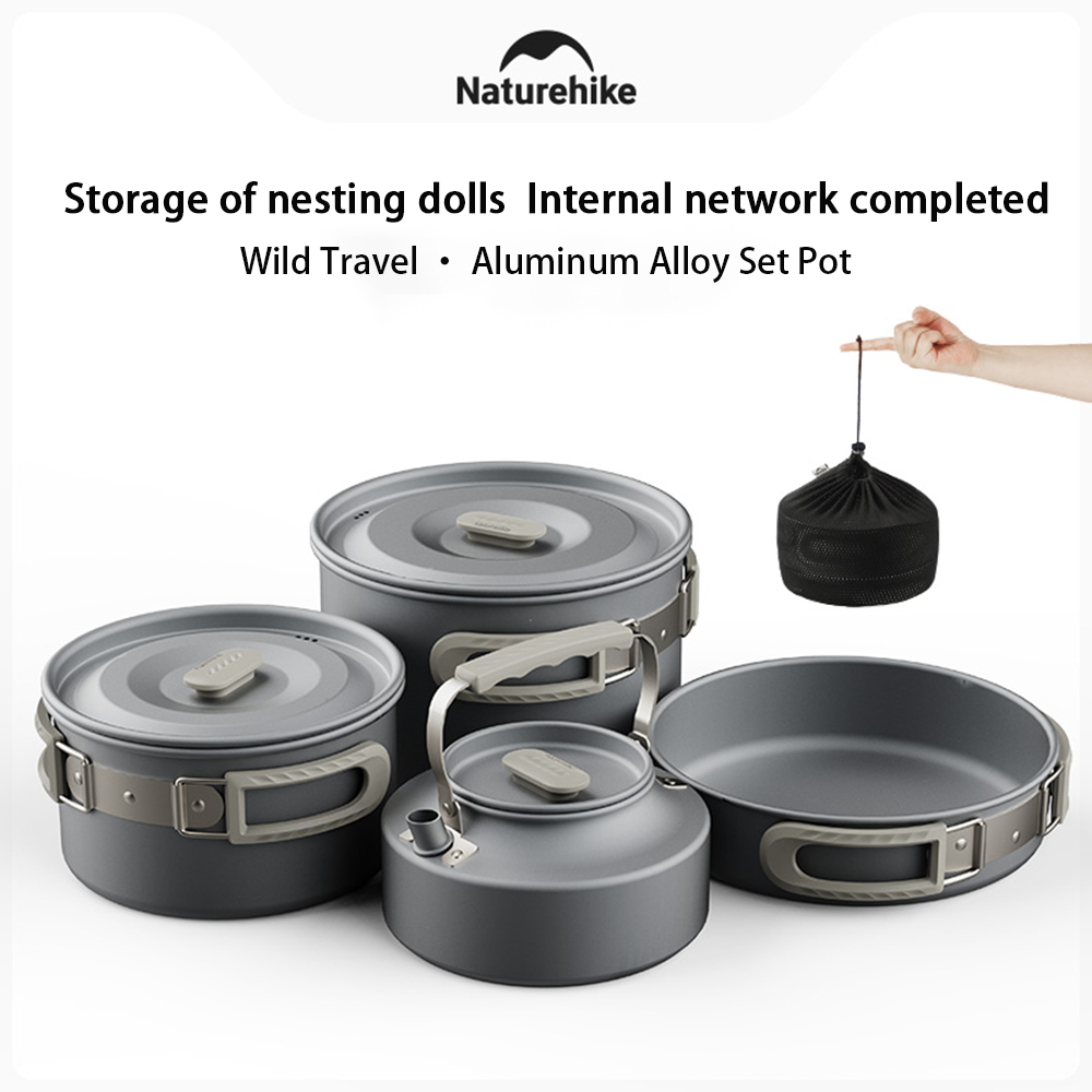 Naturehike Outdoor Pot Set,Cam - Camping Cooking Utensil Set 评论和价格