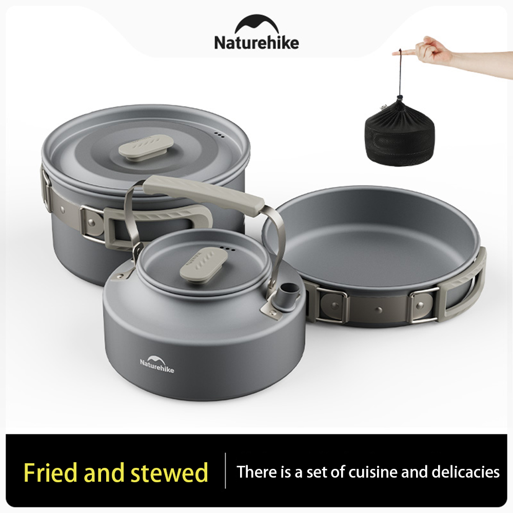 Naturehike Outdoor Pot Set,Cam - Camping Cooking Utensil Set 评论和价格