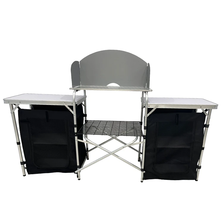 Outdoor Camping Aluminum Porta - Camping Cooking Kitchen 评论和价格
