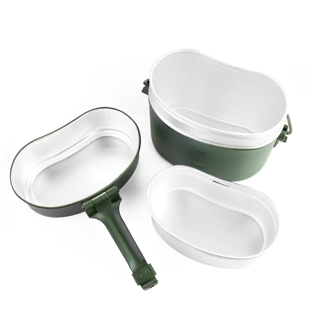 Portable Alloy Pot and Bowl Lu - Camping Cooking Set Lightweight 评论和价格